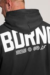 BDRNO Premium Big & Tall Black Logo Hoodie | BadRhino 4