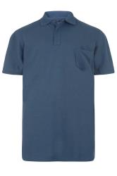 KAM - Polo Bleu Marine à Poche