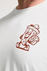 BadRhino Big & Tall Off White Hot Slice Graphic T-Shirt | BadRhino 5