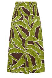 LIMITED COLLECTION Plus Size Green Palm Leaf Skirt | Yours Clothing 6