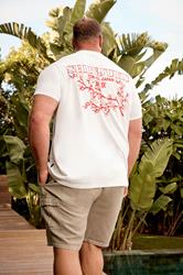 BadRhino Big & Tall White 'Shinjuku Tokyo' Graphic T-Shirt | BadRhino 3