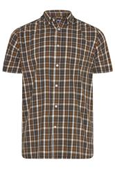 BadRhino Big & Tall Brown Check Shirt | BadRhino 1