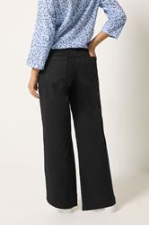 M&Co Petite Black Wide Leg Jeggings | M&Co 2