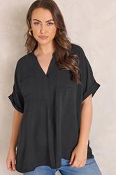 EVANS Plus Size 2 Pack Black And White Utility Shirts | Evans 1