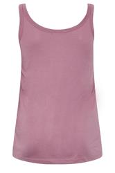 YOURS Plus Size Light Purple Vest Top | Yours Clothing 6