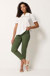 M&Co Green Ankle Grazer Jeans | M&Co 1