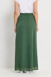LTS Tall Women's Forest Green Tie Waist Maxi Skirt | Long Tall Sally 2