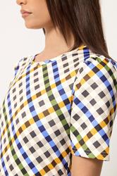 PixieGirl Petite Women's Blue Gingham Maxi Dress | PixieGirrl 4