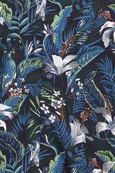 D555 Big & Tall Blue Hawaiian Short Sleeve Shirt | BadRhino 5