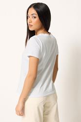 M&Co Petite White Sardine Graphic Print Cotton T-Shirt | M&Co 2
