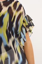 STAR Yellow Floral Flute Sleeve Top | StarByJM 4