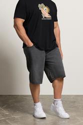 JACK & JONES Big & Tall Black Bronx Shorts | BadRhino 3