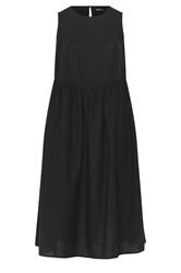 YOURS Curve Black Linen Midi Dress