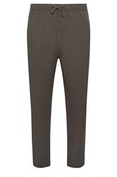 BadRhino Big & Tall Brown Textured Trousers