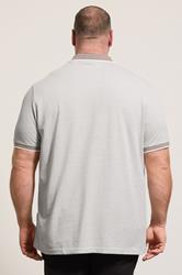BadRhino Big & Tall Beige Brown Birdseye Polo Shirt | BadRhino 3