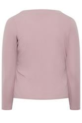 LIMITED COLLECTION Plus Size Pink Ribbed Button Cardigan | Yours Clothing 6