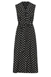 STAR Black Polka Dot Sleeveless Shirt Dress | StarByJM 1