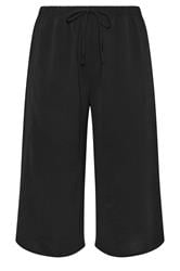 YOURS Plus Size Black Culottes | Yours Clothing 5