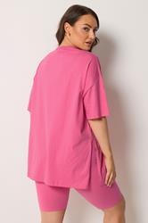 YOURS Plus Size Pink Shorts | Yours Clothing 2