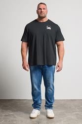 JACK & JONES Big & Tall Forest River Green Graphic T-Shirt | BadRhino 1