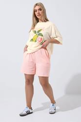 LIMITED COLLECTION Plus Size Ivory White 'Guava' Stud T-Shirt | Yours Clothing 1