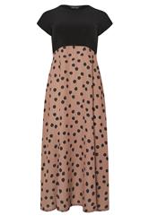 M&Co Black 2 In 1 Spot Print Maxi Dress | M&Co 5