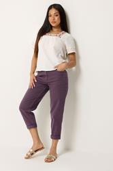 M&Co Berry Purple Mom Jeans | M&Co 3