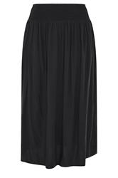 YOURS Plus Size Black Maxi Skirt | Yours Clothing 6