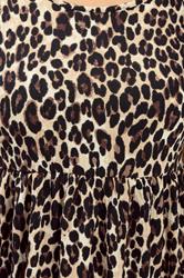 YOURS Plus Size Brown Leopard Sleeveless Midi Dress | Yours Clothing 4