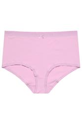 YOURSET 5 PACK Plus Size Pink Floral Spring Full Briefs | Yours Clothing 9