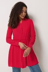 M&Co Red Tunic Shirt Dress | M&Co 3