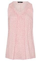 YOURS roze top met bloemenprint