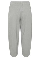 PixieGirl Petite Women's Grey Brushed Barrel Leg Trousers | PixieGirl  2