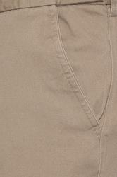 D555 Big & Tall Stone Brown Stretch Chinos | BadRhino 5