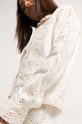 PixieGirl Petite Women's White Embroidered Cotton Jacket | PixieGirl 4