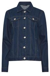 LTS Tall Women's Indigo Blue Cotton Denim Jacket | Long Tall Sally 7