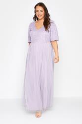 lilac plus size dress