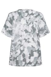 LIMITED COLLECTION Plus Size Grey Camo Print T-Shirt | Yours Clothing