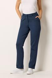 M&Co Navy Blue Ponte Tailored Trousers | M&Co 1