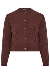 LIMITED COLLECTION Curve Chocolate Brown Knitted Cardigan