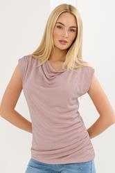 STAR Pink Shimmer Draped Top | StarByJM 3