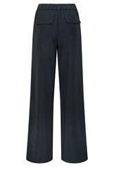 LTS Tall Women's Navy Blue Pleated Wide Leg Trousers | Long Tall Sally 2