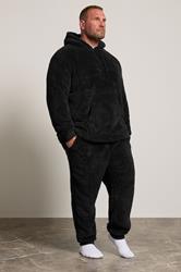 BadRhino Big & Tall Black Fleece Lounge Set | BadRhino 3