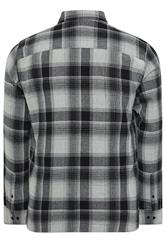 BadRhino Big & Tall Black Check Long Sleeve Shirt | BadRhino 2