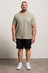 BadRhino Big & Tall Brown Heavyweight Embroidered Shirt | BadRhino  2