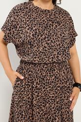 YOURS Plus Size Brown Leopard Maxi Dress | Yours Clothing 4