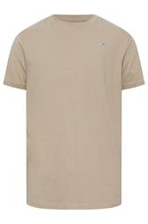 BadRhino Big & Tall Stone Brown Heavyweight T-Shirt
