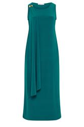 YOURS LONDON Curve Teal Blue  Maxi Dress