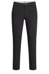 JACK & JONES Big & Tall Black 'Marco' Chino Trousers