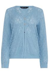 M&Co Blue Pointelle Detail Cardigan | M&Co  5